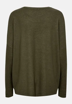 Best Supermjuk, melerad trikåtopp Tröjor & Cardigans|Toppar & T-Shirts