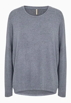 Best Supermjuk, melerad trikåtopp Tröjor & Cardigans|Toppar & T-Shirts