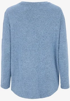 Best Supermjuk, melerad trikåtopp Tröjor & Cardigans|Toppar & T-Shirts