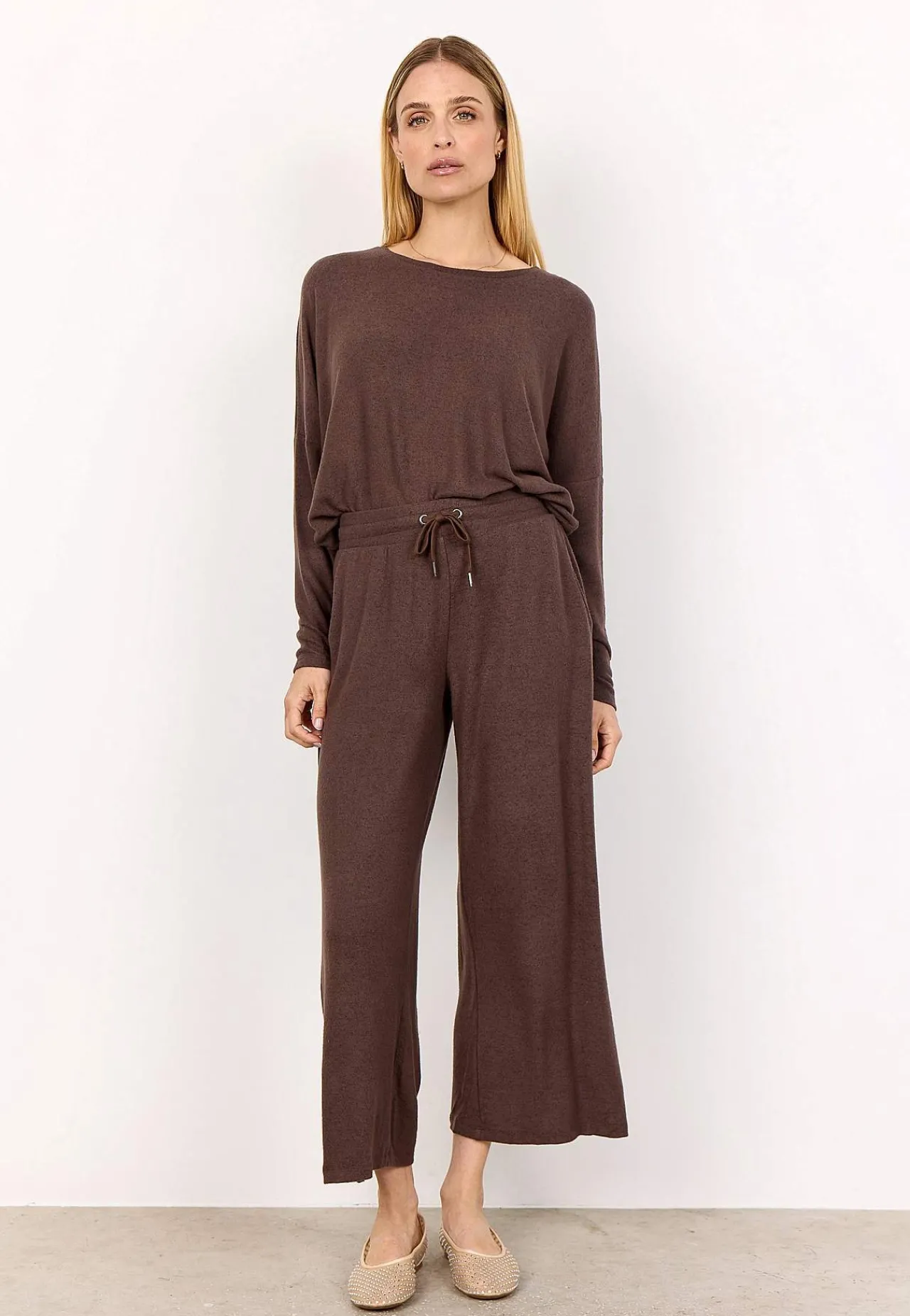 Best Supermjuk, melerad trikåtopp Tröjor & Cardigans|Toppar & T-Shirts