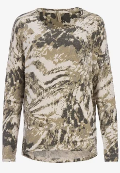 New Supermjuk, mönstrad trikåtopp Toppar & T-Shirts