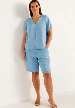 Hot Supermjuk Premium denimblus Skjortor & Blusar|Jeansplagg
