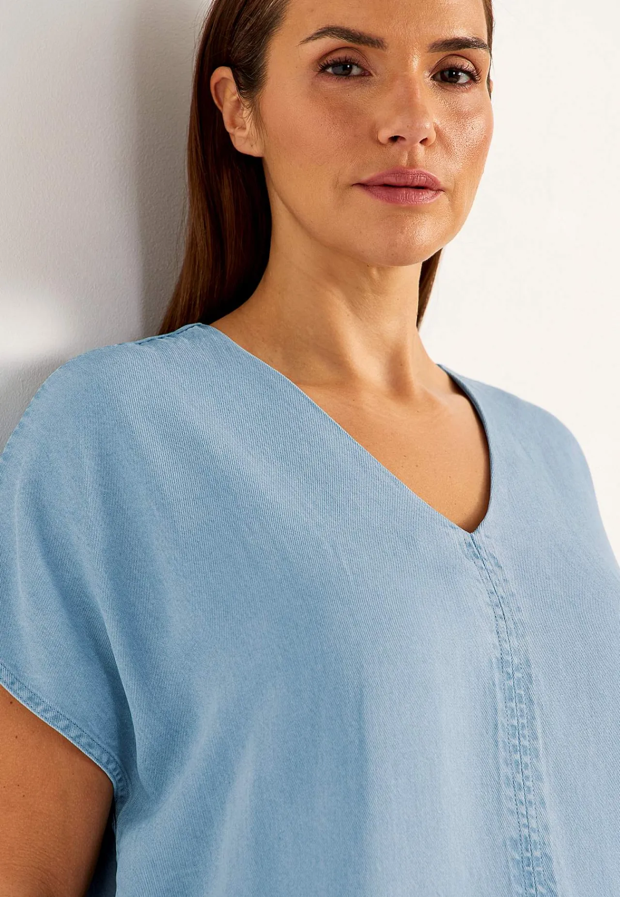 Hot Supermjuk Premium denimblus Skjortor & Blusar|Jeansplagg