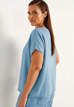 Hot Supermjuk Premium denimblus Skjortor & Blusar|Jeansplagg
