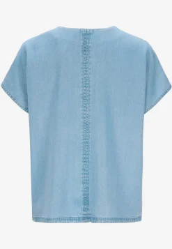 Hot Supermjuk Premium denimblus Skjortor & Blusar|Jeansplagg