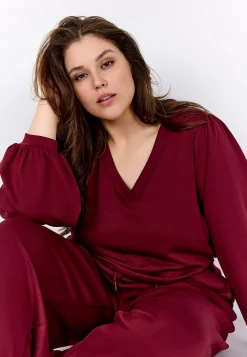 Outlet Supermjuk trikåtopp Tröjor & Cardigans|Plus Size