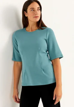 Supermjuk trikåtopp Toppar & T-Shirts|Plus Size