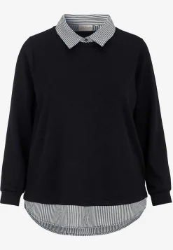 Discount Supermjuk trikåtopp med fastsydd skjortkrage Tröjor & Cardigans|Toppar & T-Shirts
