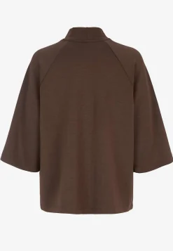 Hot Supermjuk trikåtopp med halvpolo Tröjor & Cardigans
