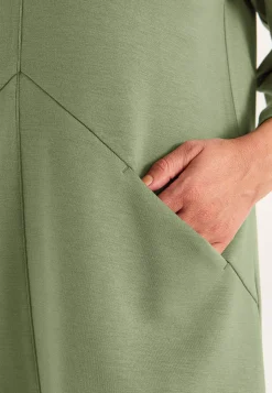 Outlet Supermjuk trikåtunika med fickor Tunikor|Plus Size