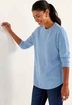 Best Supermjuk tröja med dekorativ mittsöm Beata Tröjor & Cardigans|Stickat