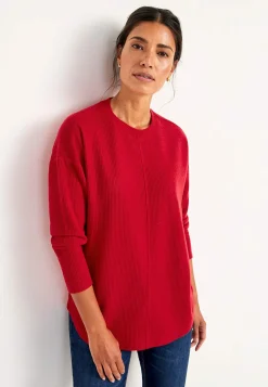 Clearance Supermjuk tröja med dekorativ mittsöm Beata Tröjor & Cardigans|Stickat