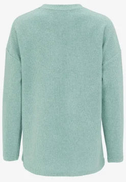 Clearance Supermjuk tröja med dekorativ mittsöm Beata Tröjor & Cardigans|Stickat
