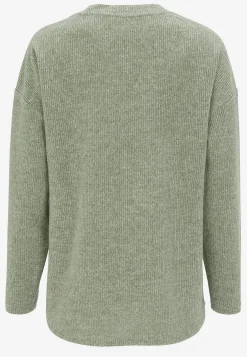 Clearance Supermjuk tröja med dekorativ mittsöm Beata Tröjor & Cardigans|Stickat