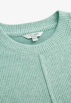 Sale Supermjuk tröja med dekorativ mittsöm Beata Tröjor & Cardigans|Stickat