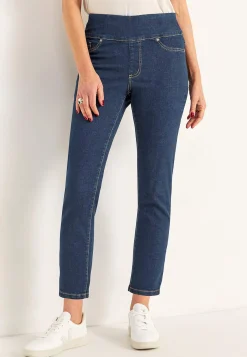 Sale Supersköna ankeljeans i denim Elin Byxor|Jeans