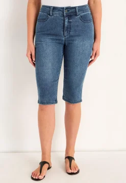 Best Superstretchiga caprijeans Sara Byxor|Jeans