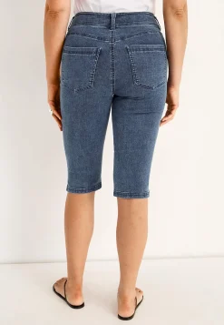 Best Superstretchiga caprijeans Sara Byxor|Jeans