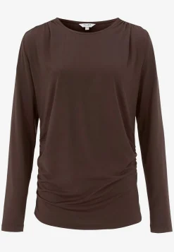 Topp Premium i modal med rynkdetaljer Tröjor & Cardigans|Toppar & T-Shirts
