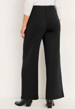 New Trikåbyxa med vida ben Byxor|Plus Size