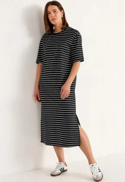 Sale Trikåklänning i kraftig kvalitet Klänningar & Kjolar|Plus Size
