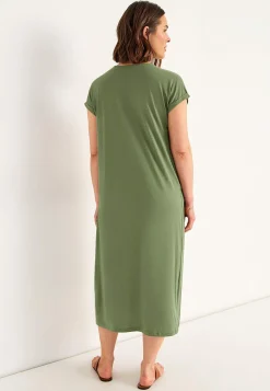 Best Trikåklänning i modalmix Klänningar & Kjolar|Plus Size
