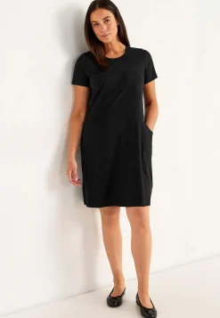 New Trikåklänning med fickor Klänningar & Kjolar|Plus Size