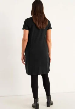 New Trikåklänning med fickor Klänningar & Kjolar|Plus Size