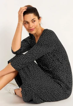 Hot Trikåklänning med fickor Klänningar & Kjolar|Plus Size