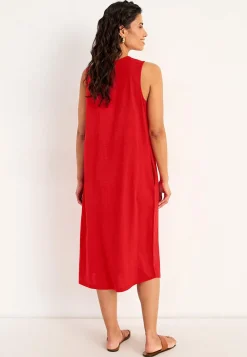 Sale Trikåklänning med fickor Klänningar & Kjolar|Plus Size
