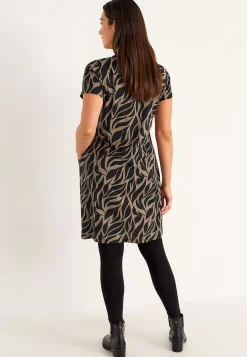 Hot Trikåklänning med fickor Klänningar & Kjolar|Plus Size