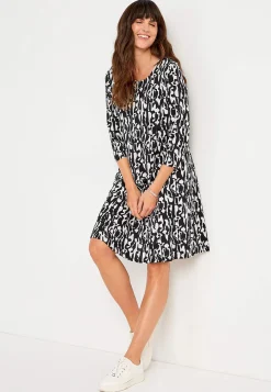 Outlet Trikåklänning med fickor Klänningar & Kjolar|Plus Size