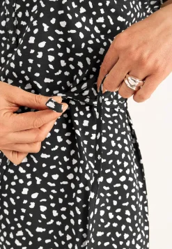 Online Trikåklänning med knytband Klänningar & Kjolar|Plus Size