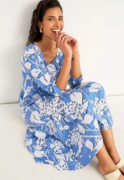 Online Trikåklänning med volang Klänningar & Kjolar|Plus Size