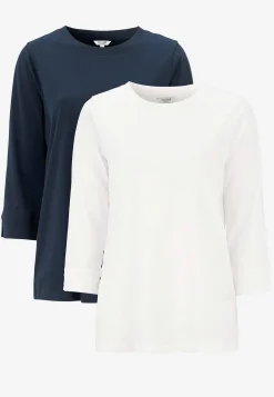 Trikåtopp i ekologisk bomull 2-pack Toppar & T-Shirts|Flerpack