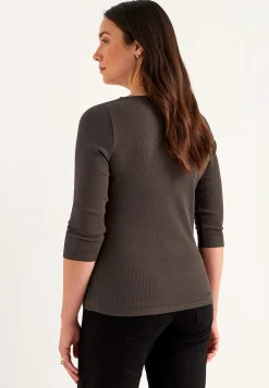 Sale Trikåtopp i ekologisk bomull Toppar & T-Shirts|Plus Size
