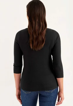 Sale Trikåtopp i ekologisk bomull Toppar & T-Shirts|Plus Size