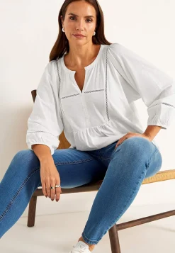 New Trikåtopp med boho stil Toppar & T-Shirts|Plus Size