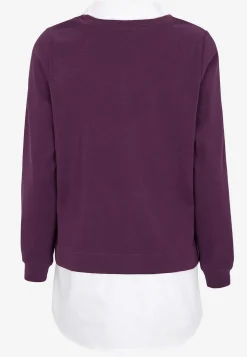Hot Trikåtopp med fastsydd skjortkrage Tröjor & Cardigans|Toppar & T-Shirts