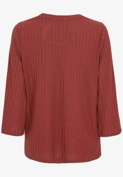 Clearance Trikåtopp med knappar Toppar & T-Shirts|Plus Size