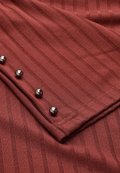 Clearance Trikåtopp med knappar Toppar & T-Shirts|Plus Size