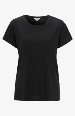 New Trikåtopp med korta ärmar Toppar & T-Shirts|Plus Size