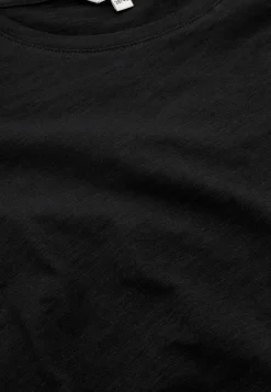 New Trikåtopp med korta ärmar Toppar & T-Shirts|Plus Size
