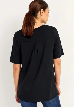 Discount Trikåtopp med korta ärmar Toppar & T-Shirts|Basplagg