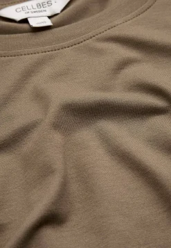 Trikåtopp med korta ärmar Toppar & T-Shirts|Basplagg