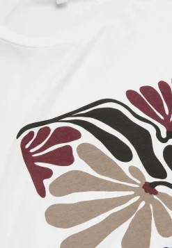 Trikåtopp med korta ärmar Toppar & T-Shirts|Plus Size