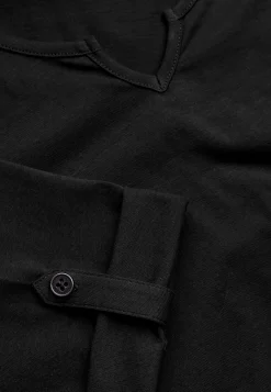 Clearance Trikåtopp med 3/4-långa ärmar Toppar & T-Shirts|Plus Size