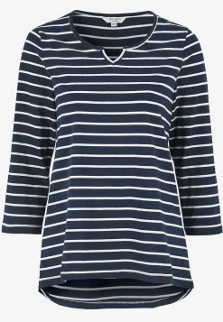 Online Trikåtopp med 3/4-långa ärmar Toppar & T-Shirts|Plus Size