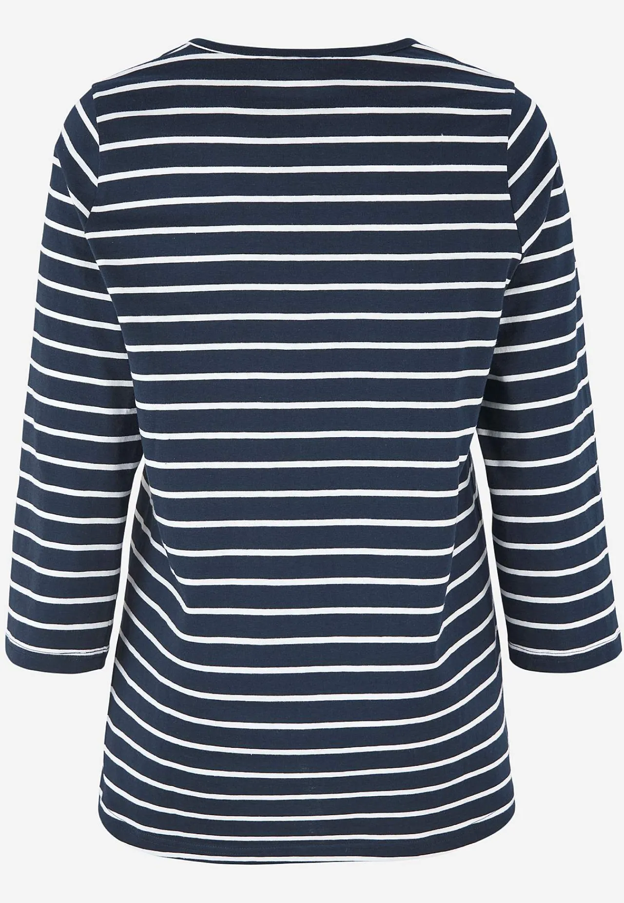 Online Trikåtopp med 3/4-långa ärmar Toppar & T-Shirts|Plus Size