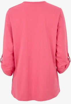 Sale Trikåtopp med 3/4-långa ärmar Toppar & T-Shirts|Plus Size